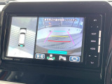 【全方位モニター用カメラ】専用のカメラにより、上から見下ろしたような視点で360度クルマの周囲を確認することができます☆死角部分も確認しやすく、狭い場所での切り返しや駐車もスムーズに行えます。