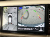 インテリジェント アラウンドビューモニター(移動物 検知機能付)空から見下ろしているかのような映像をディスプレイに映し出し、スムースな駐車をサポートします。