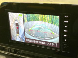 【アラウンドビューモニター】専用のカメラにより、上から見下ろしたような視点で360度クルマの周囲を確認することができます☆死角部分も確認しやすく、狭い場所での切り返しや駐車もスムーズに行えます。