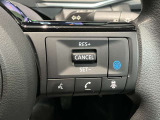 ハンドルにはプロパイロットスイッチが装着されています。高速道路などアクセルを踏んだままでの走行の時、手元のスイッチ操作でアクセルを踏まなくても速度を保つことができます。