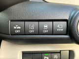 運転席回りの各種操作部となります。ご不明な装置などございましたらお気軽にお尋ねください。
