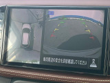 【アラウンドビューモニター】専用のカメラにより、上から見下ろしたような視点で360度クルマの周囲を確認することができます☆死角部分も確認しやすく、狭い場所での切り返しや駐車もスムーズに行えます。