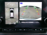 アラウンドビューモニター。空の上から見下ろすような視点でスムース駐車。