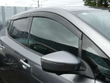 ウィンカー付きカラードドアミラー&雨の日に頼れるバイザー