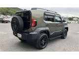スペアタイヤ装着車です。