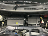 エンジンルームもクリーニング済みできれいですよ。日産の整備士がしっかりと丁寧に点検していますので安心してお乗りいただけます