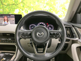 手元に各種スイッチがまとまり、運転姿勢を保ちながら必要な操作を行いやすい仕様です。メーターや画面も視界に収まり、視認性と機能の豊富さを備えた使い勝手のよい運転席です。