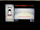 パノラミックビューモニターを装備。駐車場や交差点でクルマを真上から見るように周囲を確認できます。機能の詳細は販売店スタッフまでおたずねください。
