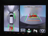 バックガイドモニターを装備しています、車庫入れもラクラクです。パノラミックビューモニターを搭載しています、上からの画像も表示されます。