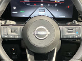 【ハンドルスイッチ】ハンドルから手を放すことなく、オーディオ操作ができるステアリングスイッチ付★