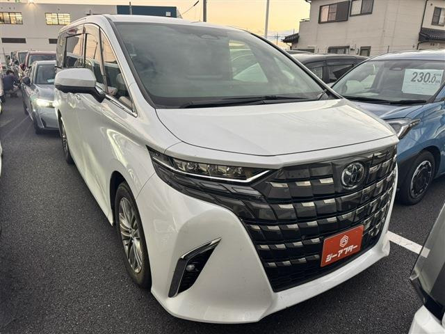 アルファード ハイブリッド 2.5 Z 黒革シート 後席モニター ブラインドスポ