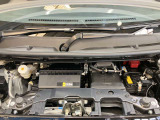 エンジンルームもクリーニング済みできれいですよ。日産の整備士がしっかりと丁寧に点検していますので安心してお乗りいただけます