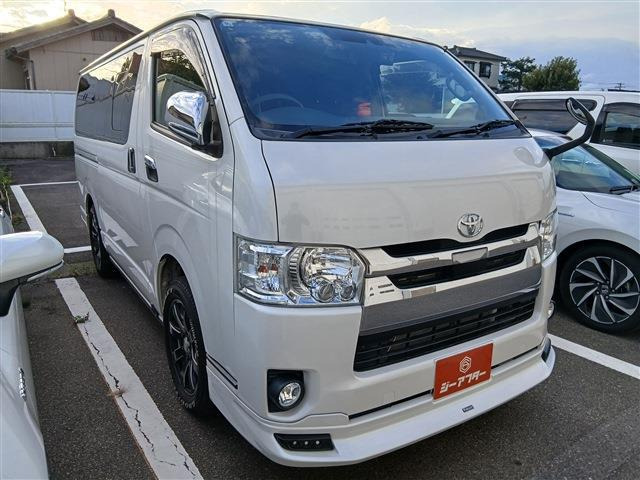 ハイエースバン 2.8 スーパーGL ロング ディーゼル 4WD モデリスタエアロ 禁煙車 純...