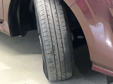 タイヤの残量は約1ミリほどです。交換をオススメします