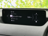 画面上に情報、オーディオ、通信、ナビゲーションなどのメニューが並び、目的の項目を確認しやすい構成です。スマートフォン連携の表示もあり、日常の移動をサポートする装備です。