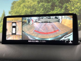 【360&deg;ビューモニター】専用のカメラにより、上から見下ろしたような視点で360度クルマの周囲を確認することができます☆死角部分も確認しやすく、狭い場所での切り返しや駐車もスムーズに行えます。