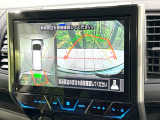 【アラウンドビューモニター】専用のカメラにより、上から見下ろしたような視点で360度クルマの周囲を確認することができます☆死角部分も確認しやすく、狭い場所での切り返しや駐車もスムーズに行えます。