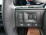 ステアリングスイッチ 手元でオーディオ操作やメーター内の車両設定を行えます!