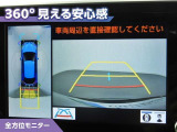 フロントモニター・サイドモニター・バックモニターを使用し、車を上から見たような映像で駐車が出来ます!