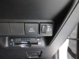 AC100V電源を装備。1500Wの大きな電力容量で、キャンプから緊急避難時の使用まで、多種類の家電が使えます。