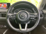 手元に各種スイッチを備えたステアリングで、運転姿勢を保ちながら必要な操作にアクセスしやすい設計です。握りやすい形状で、毎日の運転をサポートします。