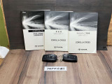 各種取扱説明書とメンテナンスノートとスマートキーが付いています。