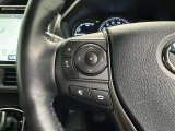 ステアリングスイッチ装備!運転しながら手元でオーディオの操作などができます。