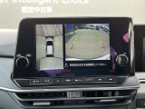 アラウンドビューモニター 駐車場での車庫入れや狭い道路での走行にカメラで確認が出来るので安心です。