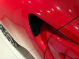 反対側のサイドエアインテーク。左右の状態を実車写真でご確認ください。