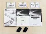 基本操作はもちろん、困った時に役立つ取扱説明書、整備歴が確認出来るメンテナンスノートが付いてます。安心ですね☆☆