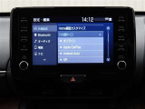 デイスプレイオーディオを装備。スマホとクルマをつなぐことで、いろんなサービスが楽しめます。(AppleCarplay/AndroidAuto 対応)