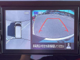 上からの視点で狭い駐車場への駐車などに役立つアラウンドビューモニターです♪