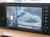 ナビ画面アラウンドビューモニター付、安心安全、全方向、上から見えます。運転が苦手な方安心です。
