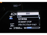 インフォーメーション画面です。運転のサポートをしてくれます。