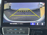 カラービジョンとガイド線で見やすい視点切替式のバックモニター。