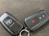 キーを取り出さずにドアを施錠&解錠。クルマの始動も可能です。