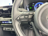 ステアリングスイッチ装備!運転しながら手元でオーディオの操作などができます。