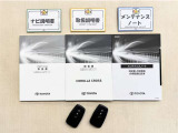 基本操作はもちろん、最近の車は装備もどんどん進化しているので困った時に役立つ取扱説明書、整備歴が確認できるメンテナンスノートが付いてます。安心ですね☆☆