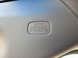 万が一の時に体を守る、サイド&カーテンエアバックを装備。