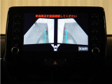 サイドビューで右左折時に運転席からは見えないところも映し出してくれるので安心♪※あくまでも補助的な装置なので目視確認もお忘れなく!