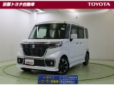 毎日の運転にも、家族でのお出かけにも、ワクワクが広がる大空間で使える軽【スペーシアHV】。スポイラーとメッキ加飾で精悍なスタイルのカスタムです。この車は、車検整備付きです。