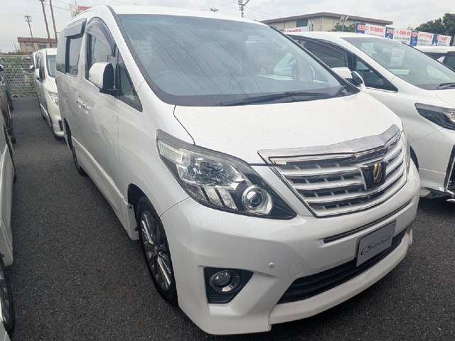 アルファード 2.4 240S タイプゴールドII アルパインナビ リアモニタ 両自