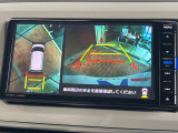 【パノラマモニター】専用のカメラにより、上から見下ろしたような視点で360度クルマの周囲を確認することができます☆死角部分も確認しやすく、狭い場所での切り返しや駐車もスムーズに行えます。