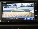 ギヤをRに入れるとナビの画面に後ろの映像が映るリヤカメラ付!後退時の安全確認やコンディションの悪い視界でもカラーバックモニターがドライバーをサポート☆☆☆