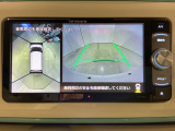 リアカメラ付で、後方をナビ画面で確認。車庫入れも安心です。もちろん、バックギアと連動しています。
