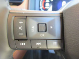 ステアリングスイッチ付き!運転中のオーディオ操作も簡単です!