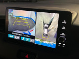 【マルチビューカメラシステム】専用のカメラにより、上から見下ろしたような視点で360度クルマの周囲を確認することができます☆死角部分も確認しやすく、狭い場所での切り返しや駐車もスムーズに行えます。