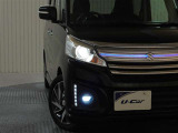 HIDヘッドライト&LEDフォグライトで夜道を明るく照らしてくれるので安心♪