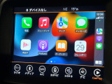 ●Apple Car Play:スマホとの有線接続で、ナビ・オーディオ再生などスマホのアプリ機能が画面でも使える便利機能です!