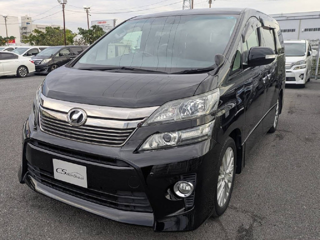 ヴェルファイア 2.4 Z Gエディション 黒本革シート 後席モニター 両自
